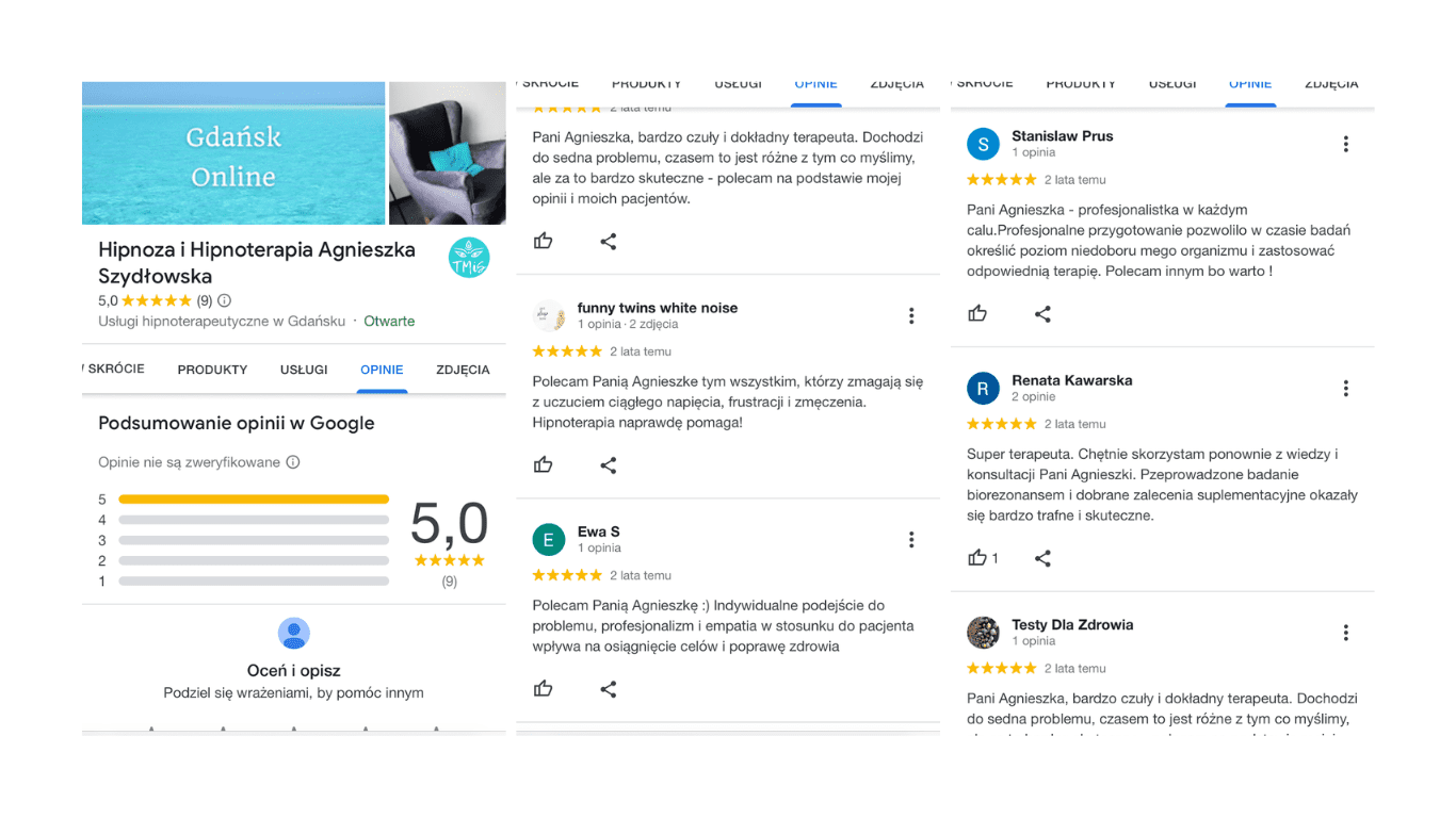 Trzy Obrazy Galeria Nagłówek Sekcja Strony Internetowej